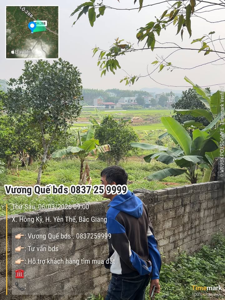 Bán Gấp Vườn 600m² Sổ Đỏ Tại Hồng Kỳ, Yên Thế - Giá 6xx Triệu