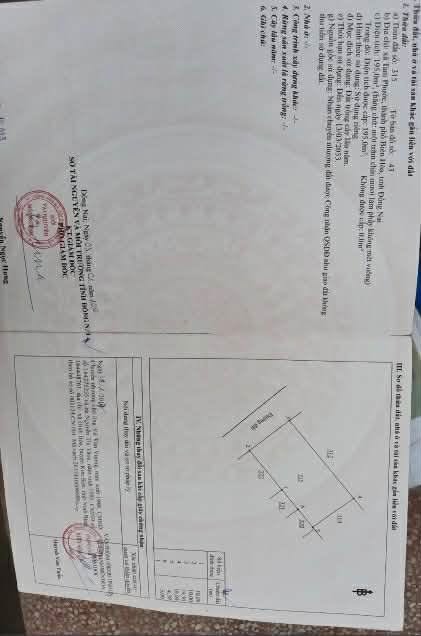 Đất Sổ Đỏ Tam Phước, Biên Hòa - 195m² Đường Nhựa Giá 1.6 Tỷ