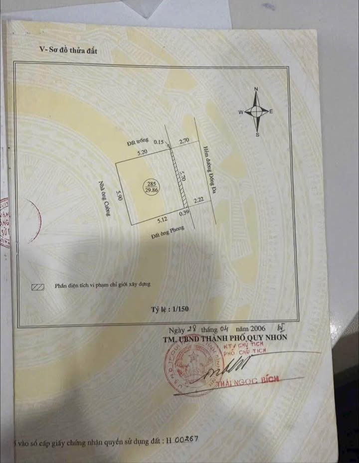 Nhà 30m² Đống Đa, Quy Nhơn - Sổ đỏ sẵn, giá 1.49 tỷ