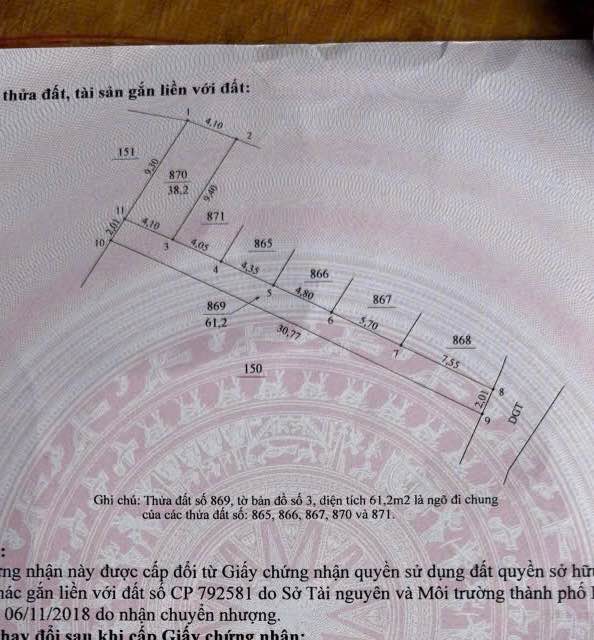 Bán đất 38.2m² Xã Tân Lập, Đan Phượng - 3.2 tỷ, tiềm năng đầu tư, xây nhà