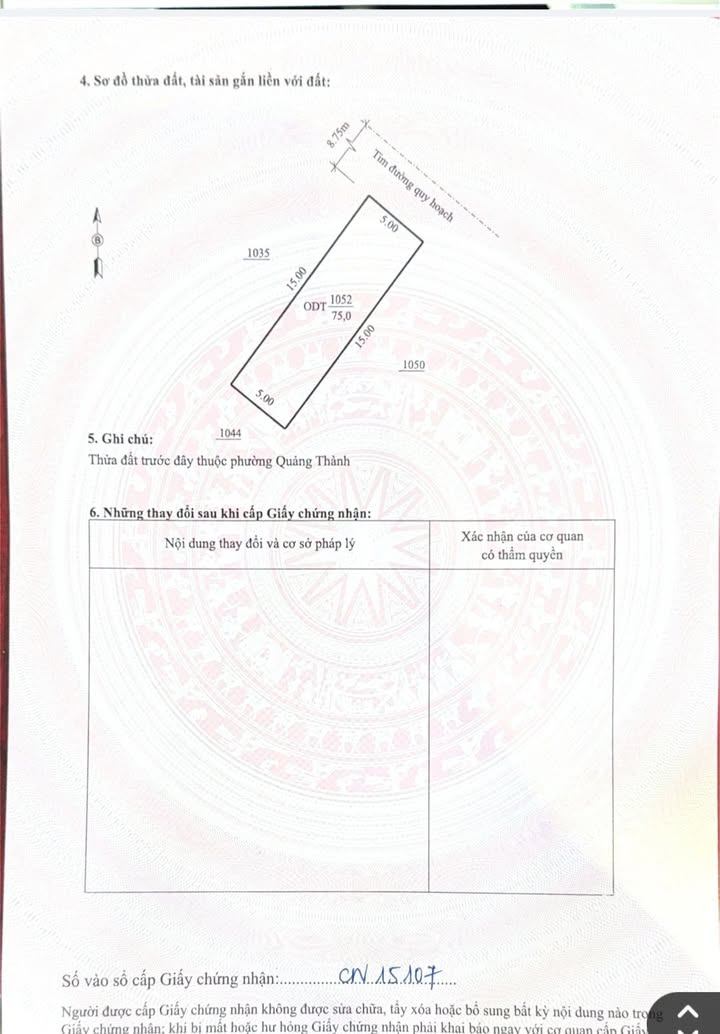 Đất nền 75m² TP Thanh Hóa gần Aeon Mall - Sổ đỏ chính chủ, xây dựng tự do!