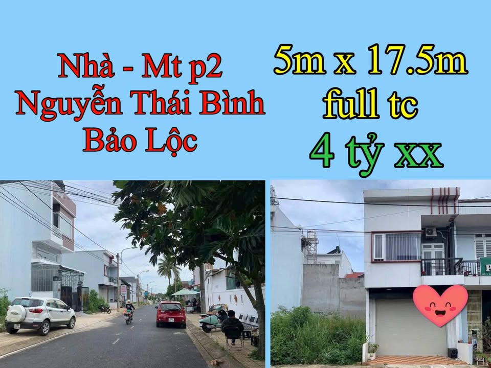 Nhà phố Bảo Lộc 87m² Đường Nguyễn Thái Bình - Vị trí đắc địa!