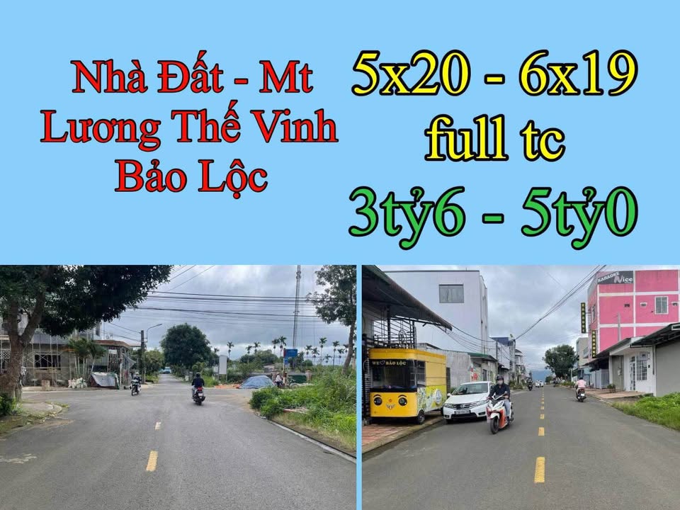 Nhà Mặt Tiền Lương Thế Vinh, Bảo Lộc - 114m² Full Nội Thất, Giá 5 Tỷ