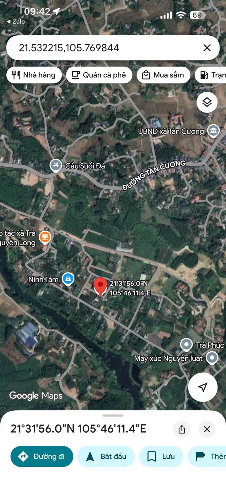 Đất nền Xóm Soi Vàng, Tân Cương, Thái Nguyên - 92m² full thổ cư, giá tốt