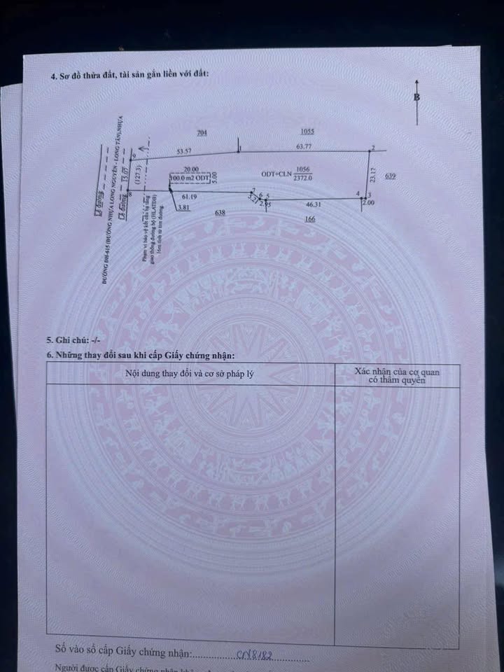 Bán gấp kho xưởng 2370m² mặt tiền Long Nguyên, Thủ Dầu Một - Giá 3 tỷ