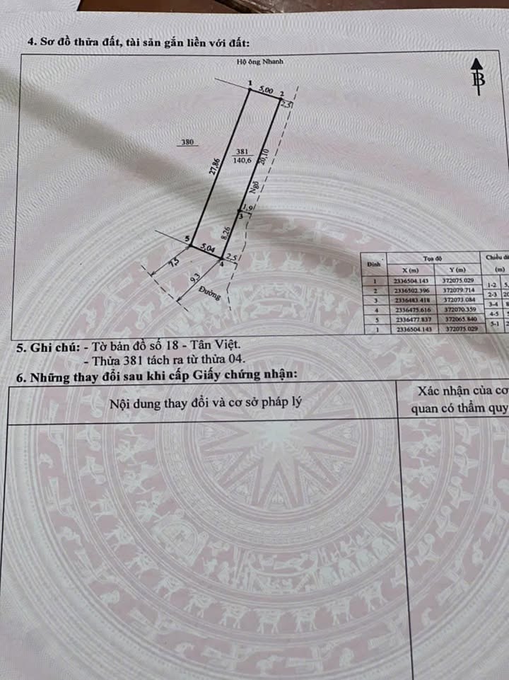 Đất nền Hổ Lao Đông Triều 140m² - Tiềm năng tăng giá vượt trội!
