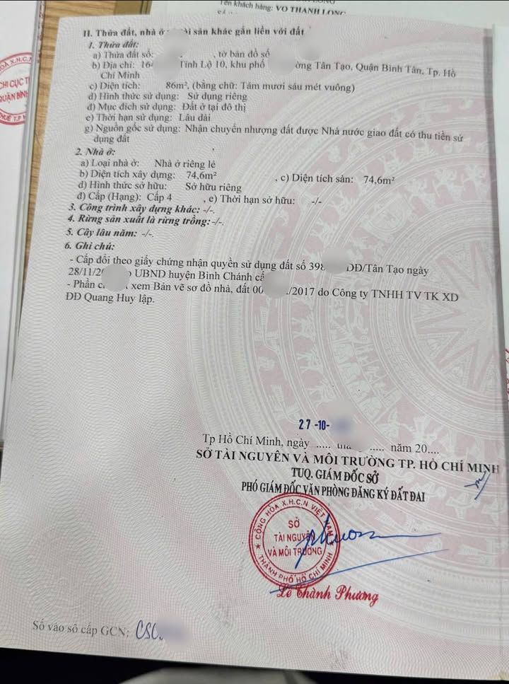 Nhà Chính Chủ 1 Trệt 84m² P.Bình Trị Đông B, Bình Tân - Giá 4 Tỷ