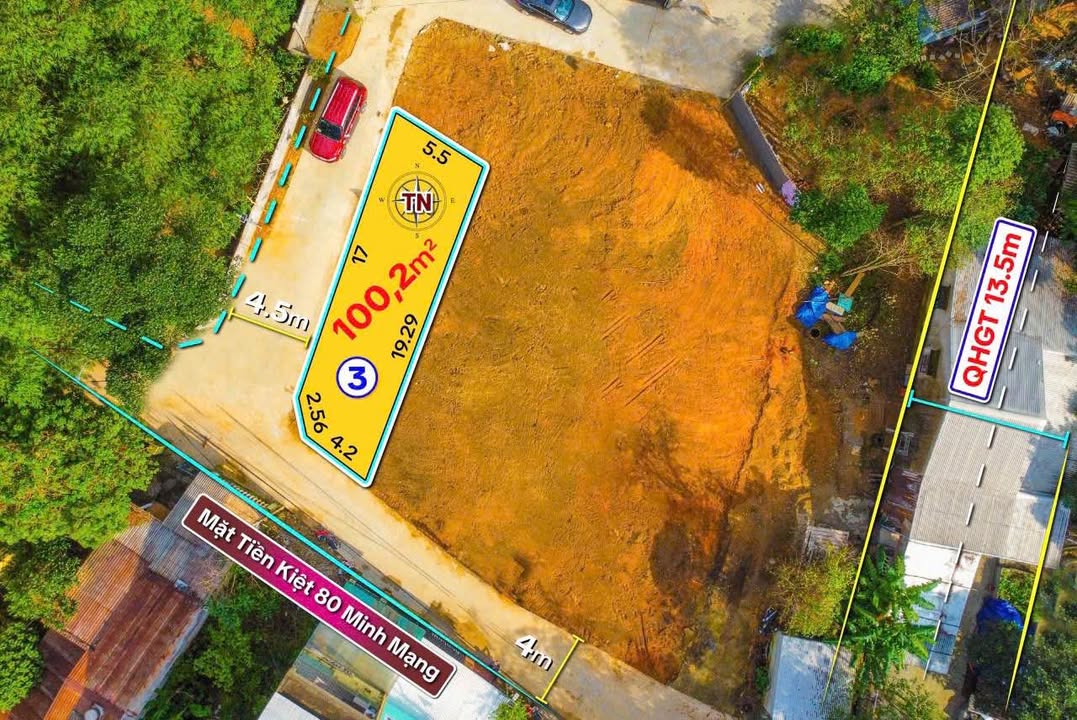 Đất nền Kiệt 80 Minh Mạng 100m² 2,2 tỷ - Sổ đỏ chính chủ