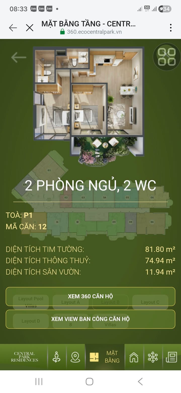 Căn hộ góc 75m² Chung cư Huy Hùng, Vinh - 3.5 tỷ