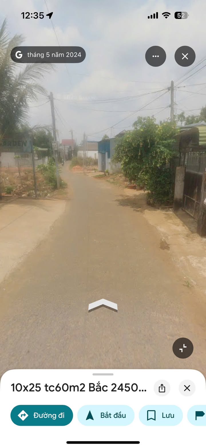 Đất thổ cư 250m² hướng Bắc – Sổ hồng sẵn, ngay sau chợ Hòa Thắng, Buôn Ma Thuột