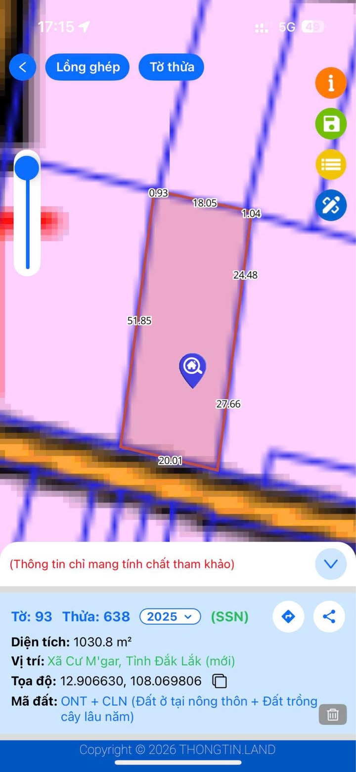 Đất nền Ea H'đing 1020m² - Tiềm năng tăng giá vượt trội!