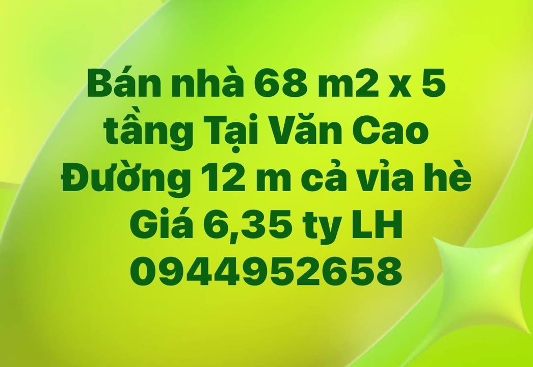 Nhà riêng Văn Cao, Ngô Quyền 68m² - Ô tô vào tận nhà!