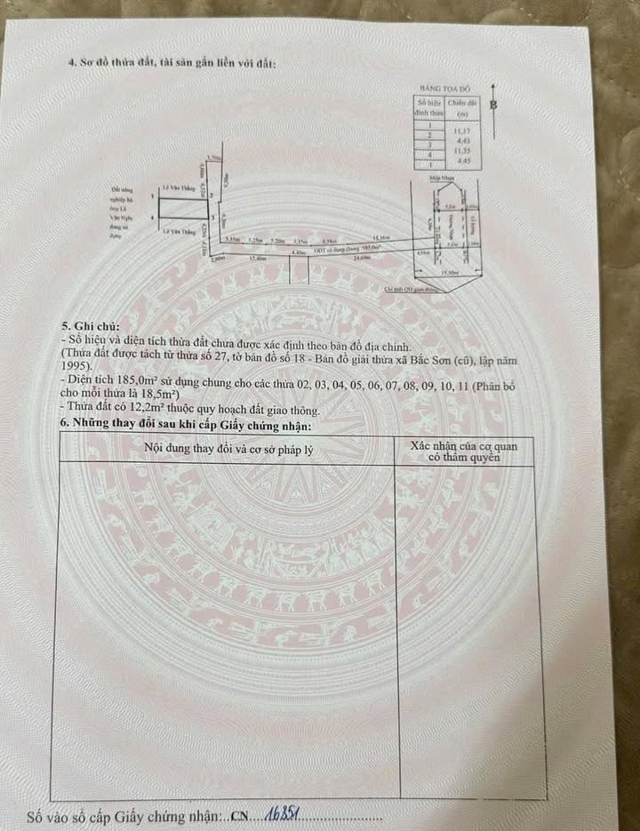 Đất Lô 50m² Hướng Đông - Xã Bắc Hưng, Hải Phòng - 1.3 Tỷ