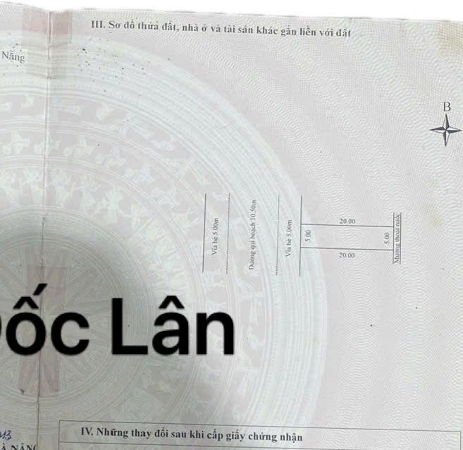 Bán Đất Mặt Tiền Đô Đốc Lân, Hòa Xuân 100m² - Trung Tâm Đà Nẵng