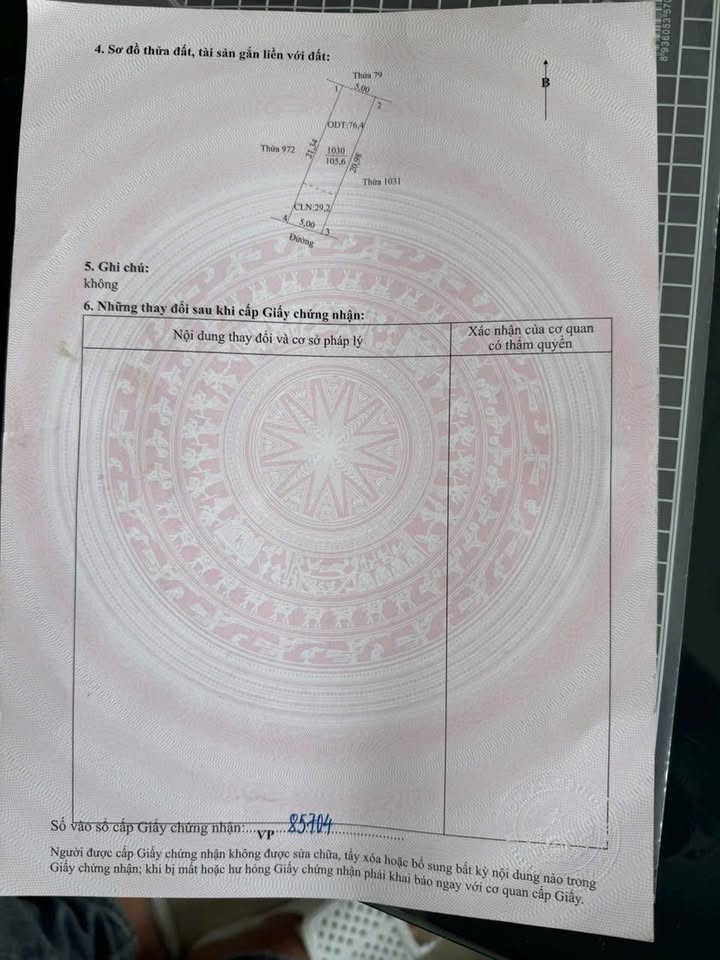 Đất nền 105m² Ninh Phúc, Hoa Lư - Sổ đỏ, gần chợ, ô tô vào nhà