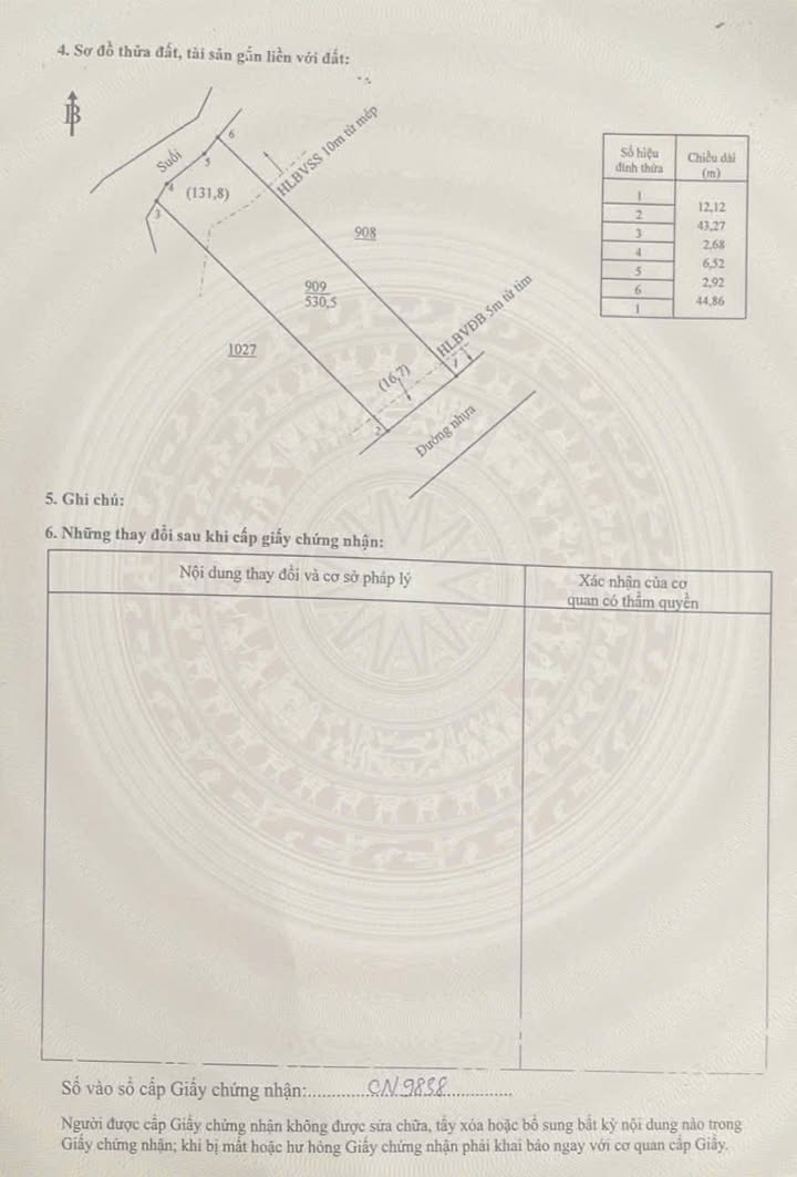 Đất nền Bắc Đồng Phú, Bình Phước 5328m² - Tiềm năng tăng giá vượt trội!