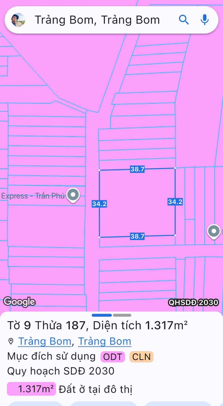 Đất Vàng Trảng Bom 1444m² Sổ Đỏ Vuông Vắn - Cơ Hội Đầu Tư Hấp Dẫn