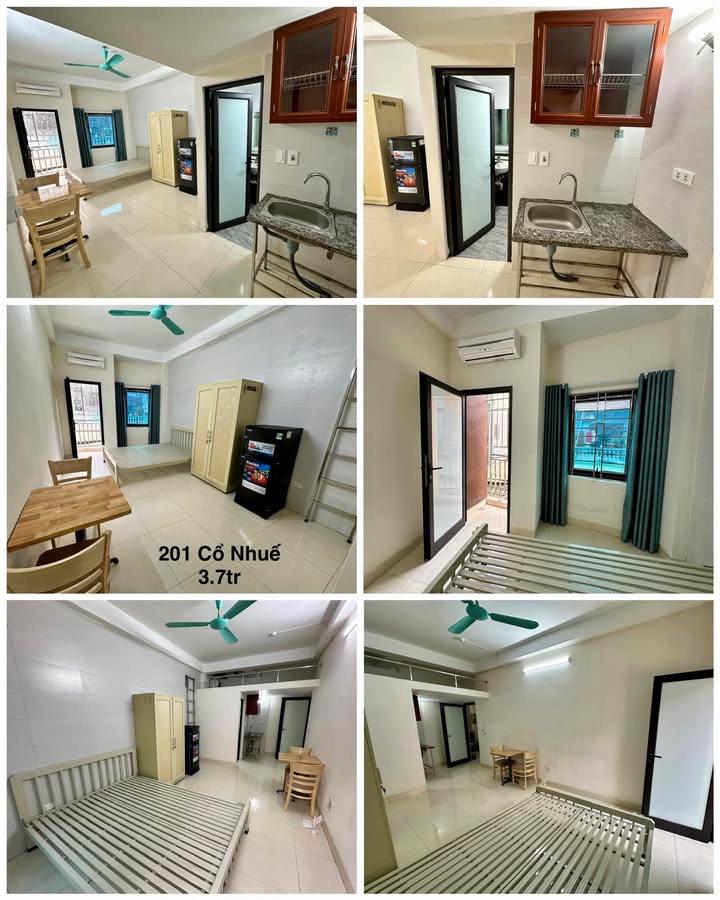 Cho thuê phòng trọ Cổ Nhuế 2.5-3.7tr - Full nội thất, giờ giấc tự do