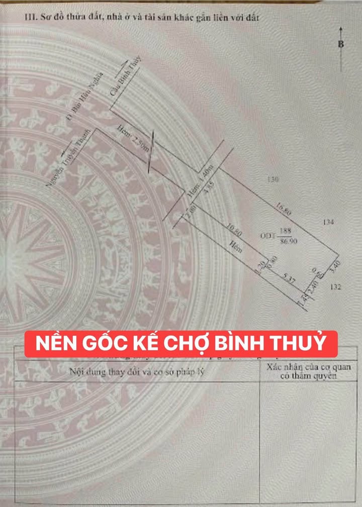 Đất nền Bình Thủy Cần Thơ 86m² – Đất thổ cư 100%!