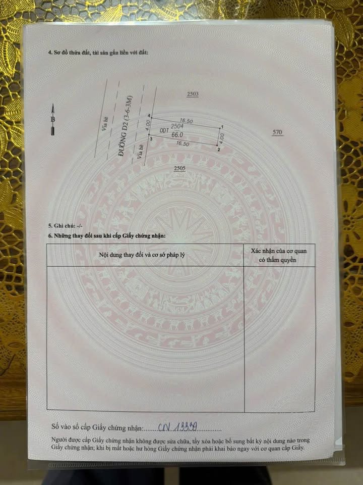 Đất nền Bình Chuẩn Thuận An 66m² - Hạ tầng hoàn thiện