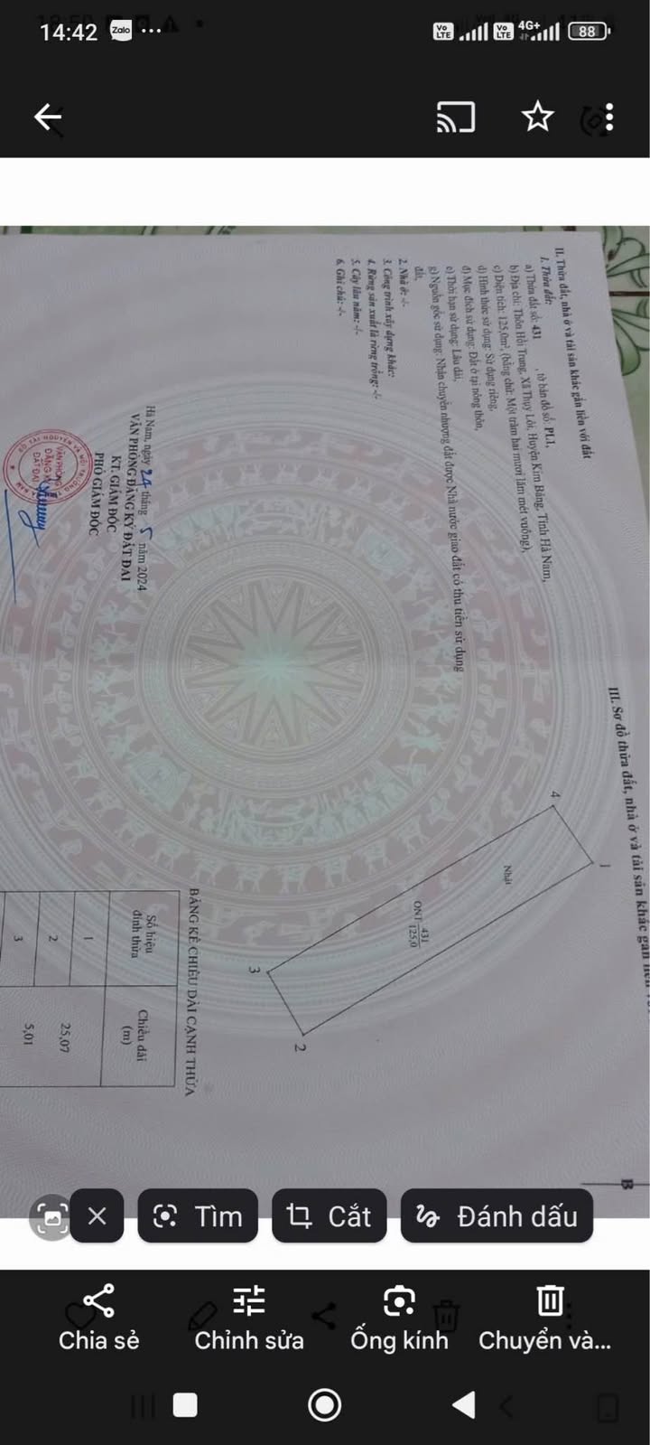 Đất nền 125m² Thụy Lôi, Kim Bảng - Sổ đỏ chính chủ, xây dựng tự do!