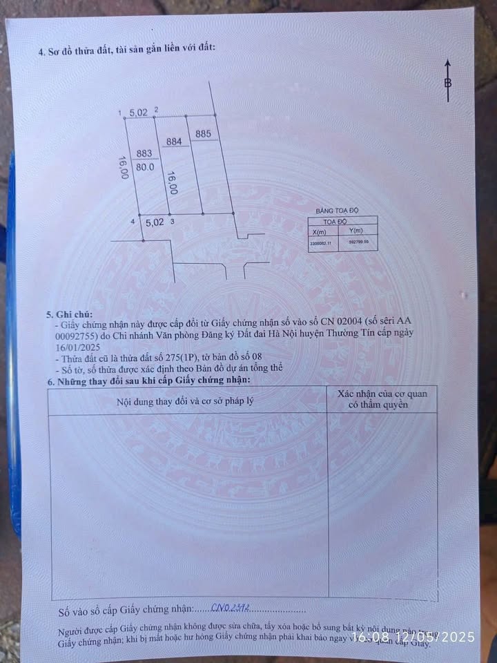 Đất nền Chương Lộc Thường Tín 80m² - Tiềm năng tăng giá vượt trội!