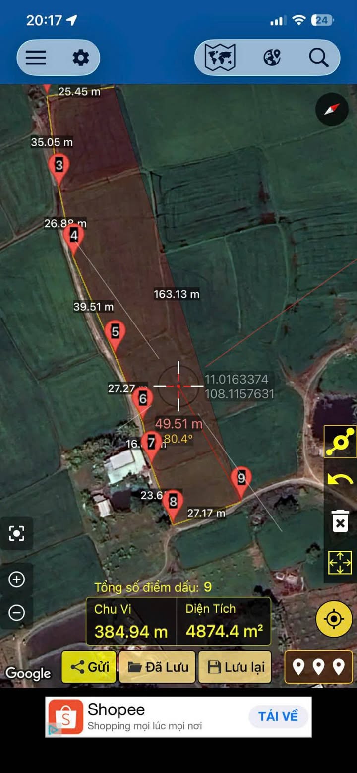 Đất nền Hàm Chính, Hàm Thuận Bắc 1728m² - Sổ đỏ chính chủ