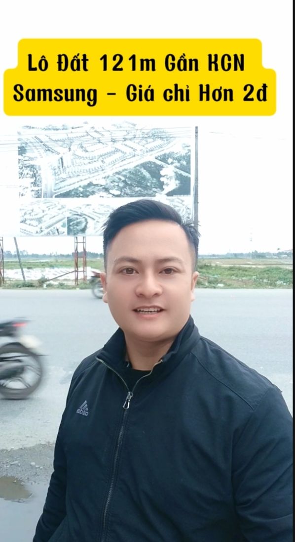 Đất Nở Hậu 121m² Ô Cách, Yên Phong - Sổ Đỏ Sẵn, Giá Hơn 2 Tỷ