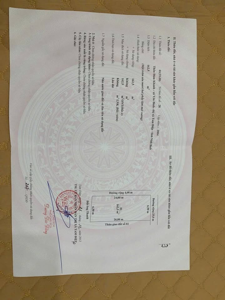 Bán đất 162.5m² mặt tiền Đàm Khánh, Lục Yên - Sổ đỏ ODT, kinh doanh đỉnh