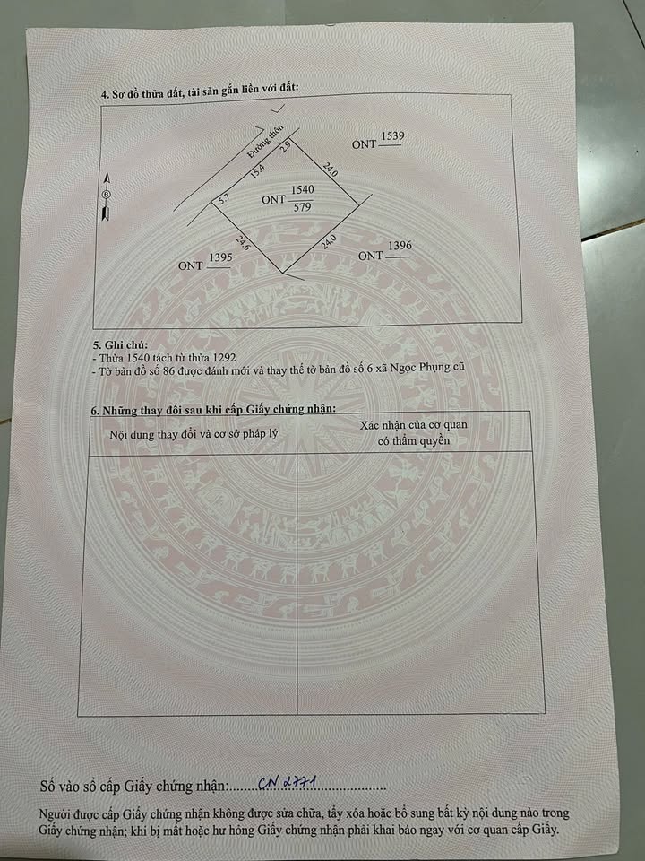 Đất nền Xã Xuân Lập, Thọ Xuân 576m² - Đường to ô tô, Sổ hồng chính chủ