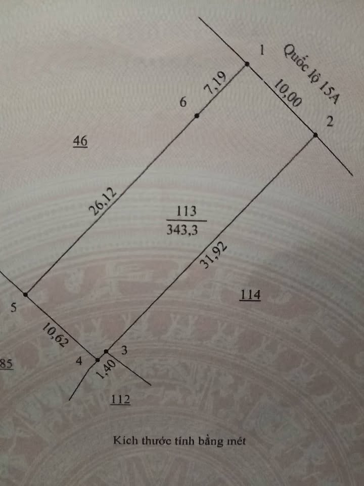 Đất nền QL15A TP Vinh 343.4m² - Tiềm năng tăng giá vượt trội!