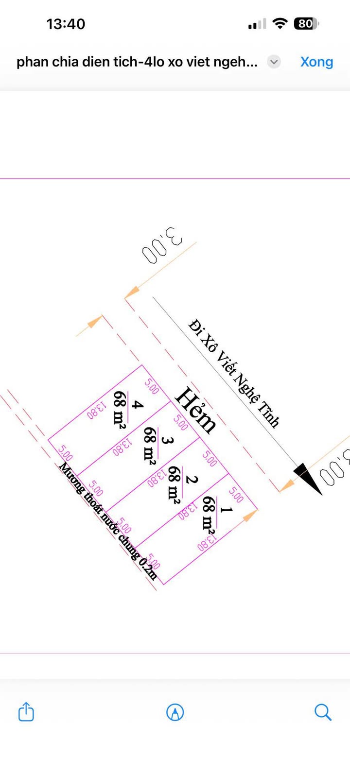 Đất nền Xô Viết Nghệ Tĩnh Đà Lạt 68m² - Pháp lý rõ ràng!
