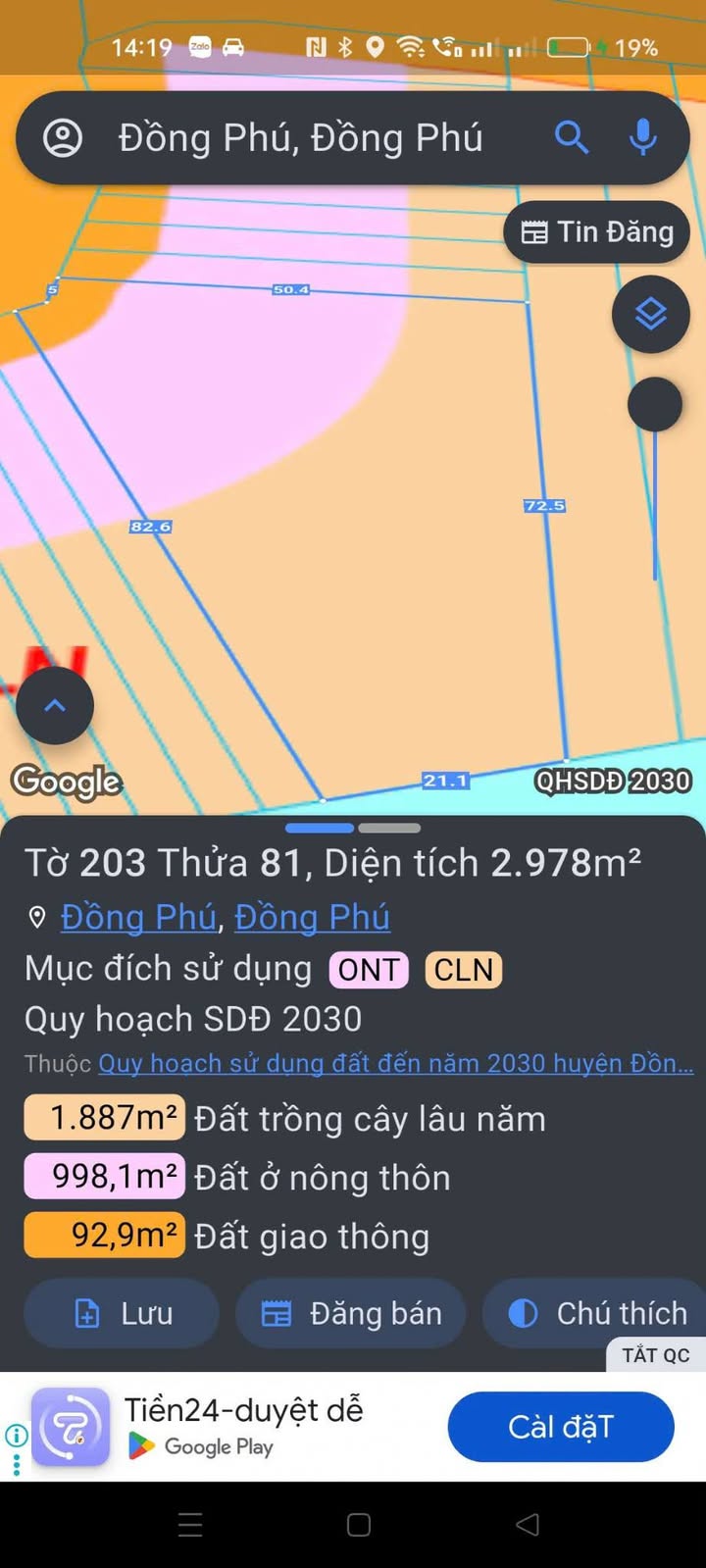 Đất nền Xã Thừa Đức Cẩm Mỹ 300m² - Đất thổ cư 100%, Xây dựng tự do!