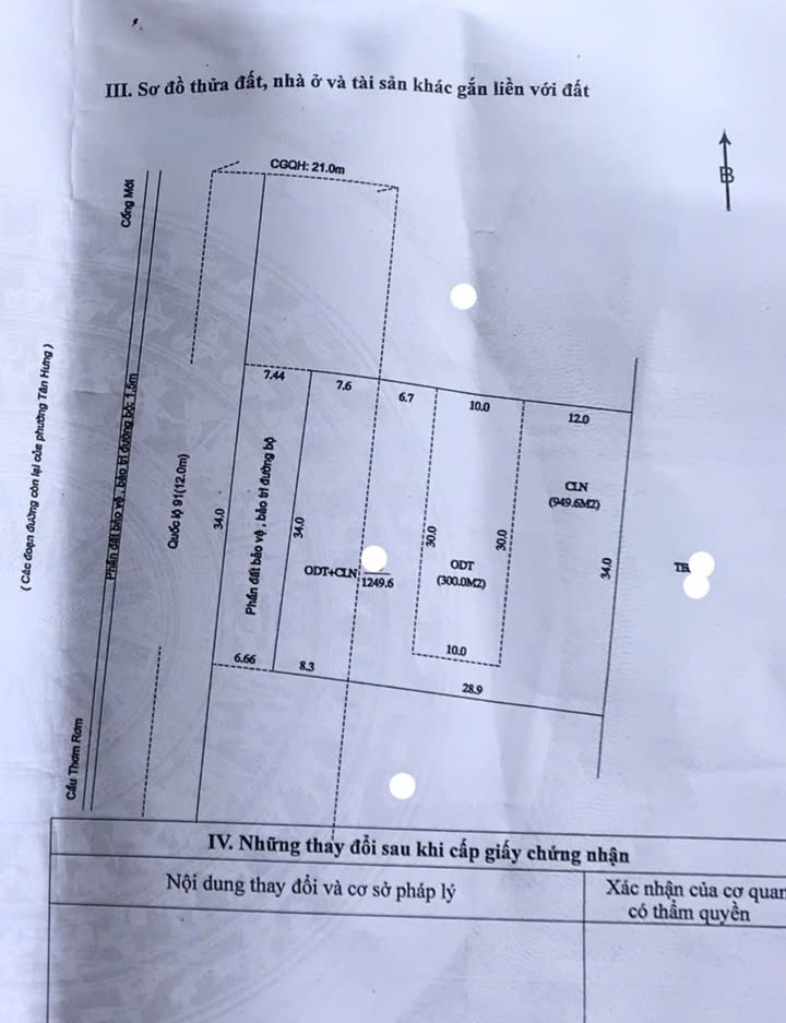 Đất Mặt Tiền QL91 Ô Môn, Cần Thơ - 1224m² Kinh Doanh, Làm Kho Xưởng