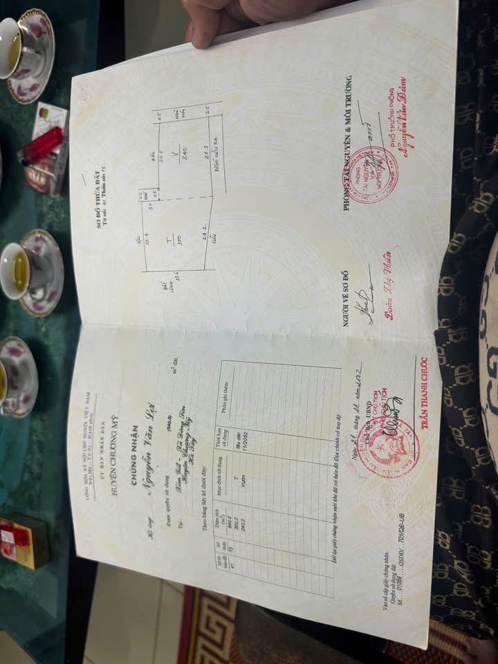 Đất Nền Chương Mỹ 540m² - Sổ Đỏ TC - Ô Tô Tận Nơi - Giá Đầu Tư