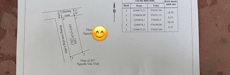 Đất Vĩnh Bảo 120m² - Giá 9xx Triệu, Đường Ô Tô Thông Thoáng