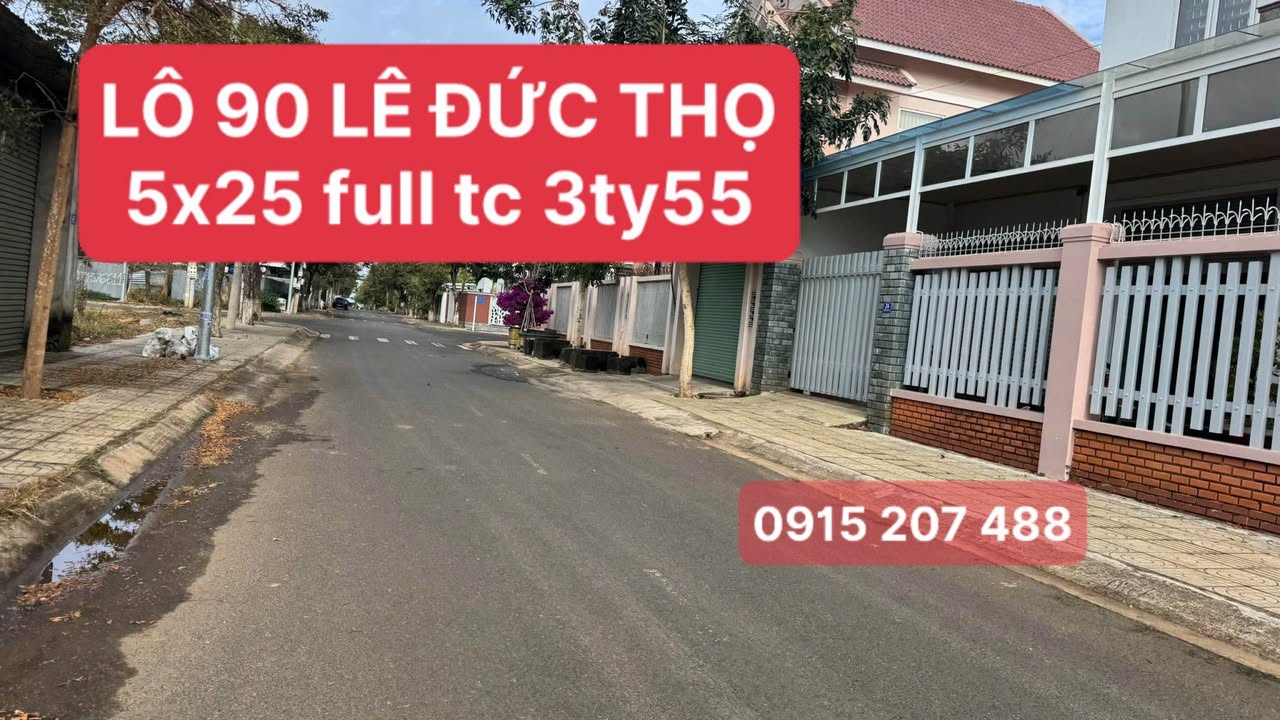 Đất nền Mặt tiền Lê Đức Thọ, Đức Trọng 125m² - Kinh doanh sầm uất