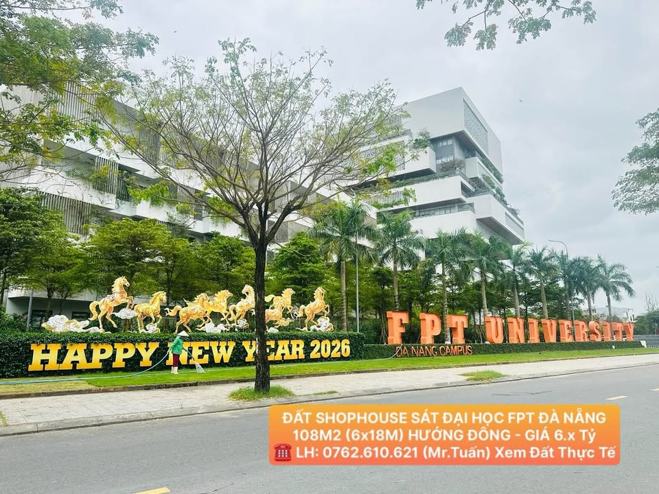 Đất nền FPT Đà Nẵng 108m² - Ngay trục Shophouse, Sổ hồng lâu dài