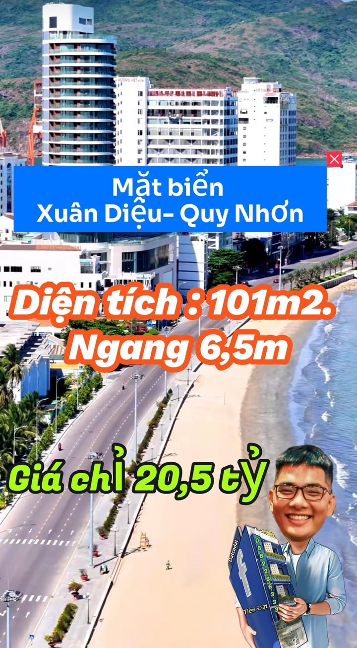 Nhà Mặt Tiền Biển Xuân Diệu Quy Nhơn 101m² - Kinh Doanh Đắc Lợi