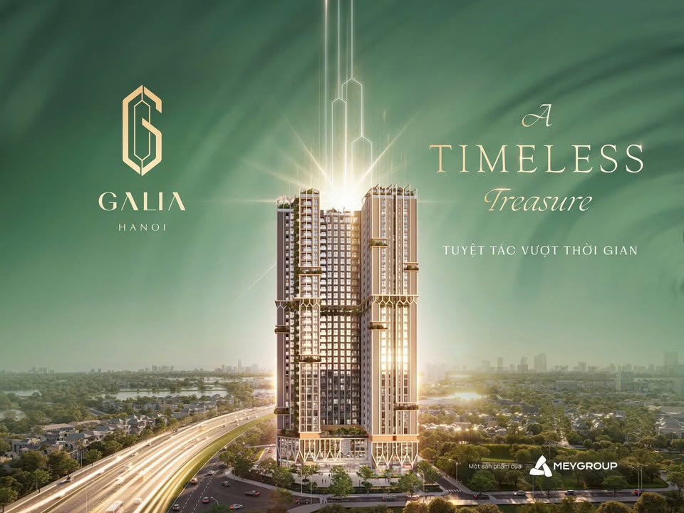 Căn hộ Galia Hoàng Mai 69m² - View Sông Hồng đẹp ngỡ ngàng!