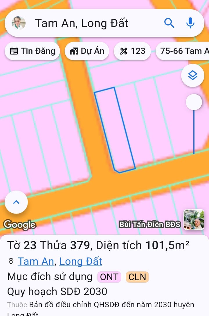 Đất nền Tam Phước, Long Điền 100m² - Sổ hồng chính chủ