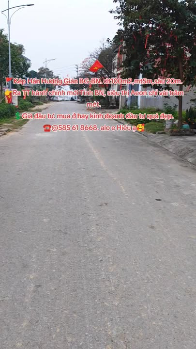 Đất Nền Bắc Giang 100m² - Ngay Sân Bóng, Gần Aeonmall