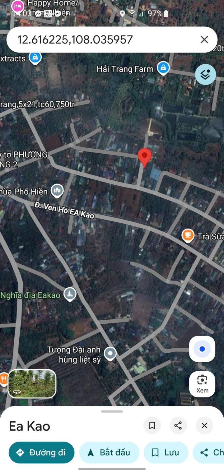 Đất Lô Liền Kề P. Eakao, BMT - 144m² - Giá 1 Tỷ Tốt Nhất