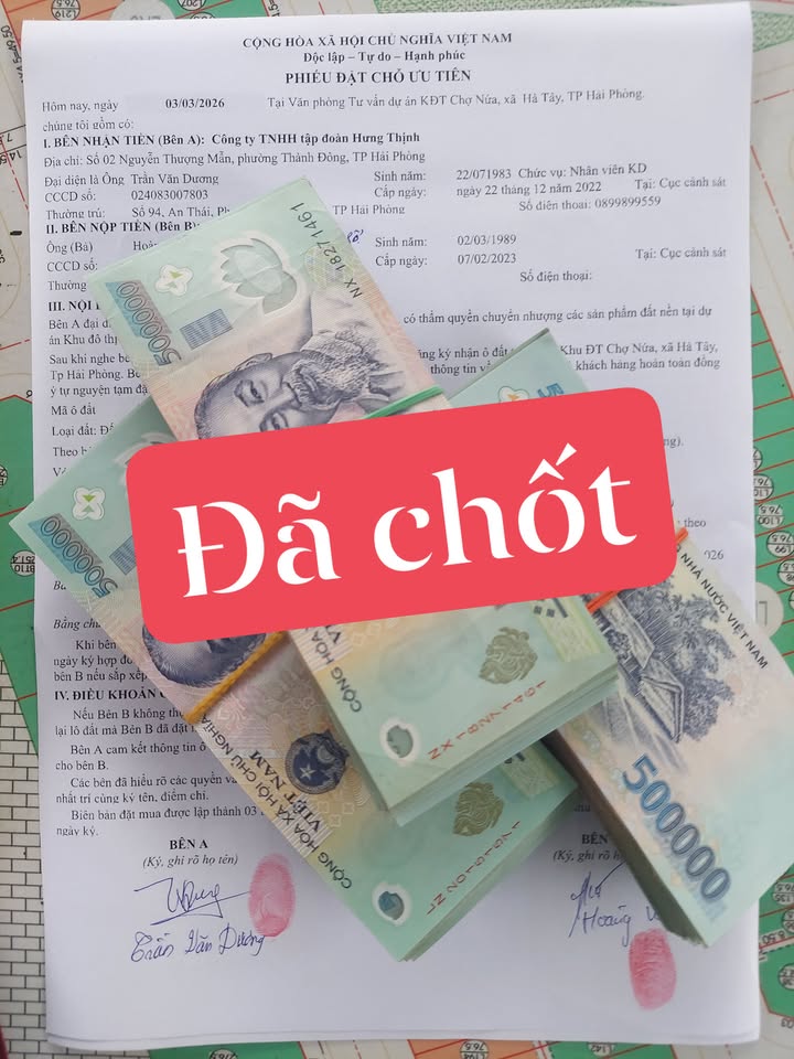 Đất Nền KĐT Chợ Nứa - 77m² Sổ Đỏ Sẵn Sàng - Giá 2 Tỷ