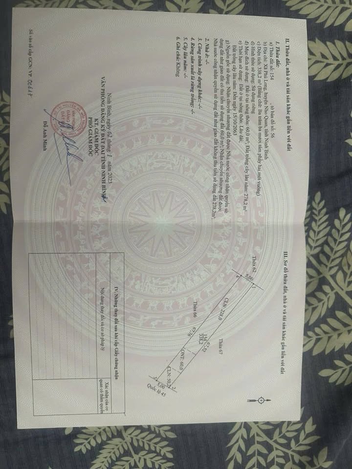 Đất nền Phú Long, Nho Quan 338m² - Tiềm năng tăng giá!