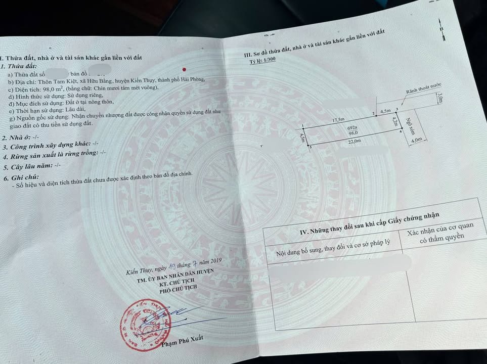 Nhà riêng Dương Kinh 98m² - Sẵn sàng ở ngay, lô góc đắc địa!