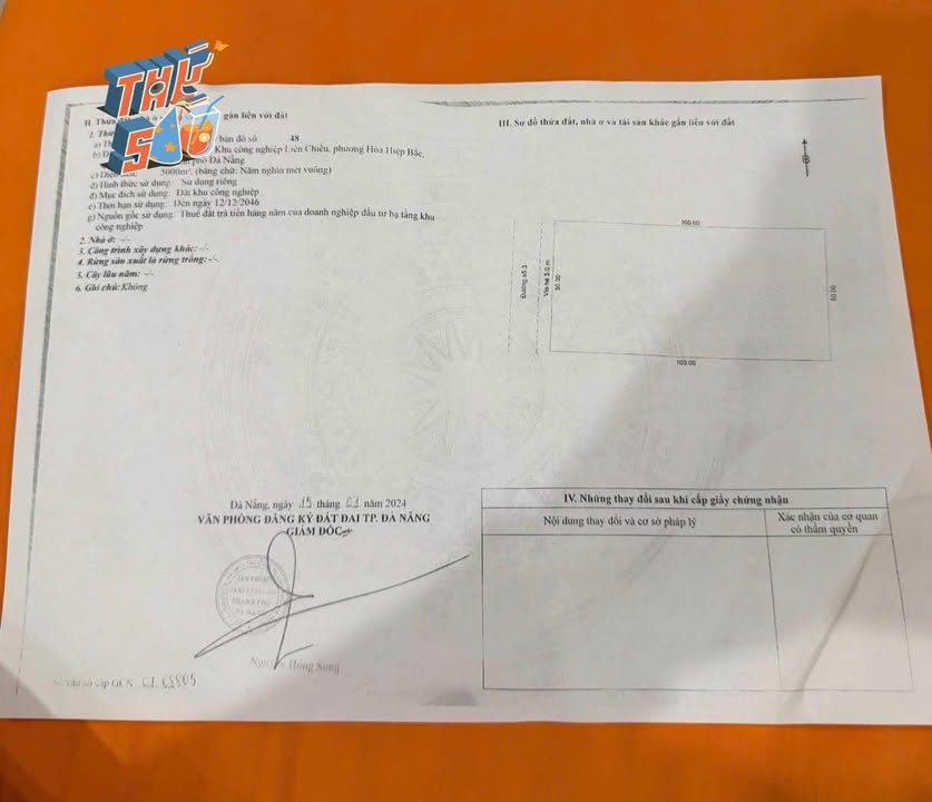 Đất KCN Liên Chiểu Đà Nẵng 5.000m² - Hạ tầng hoàn thiện
