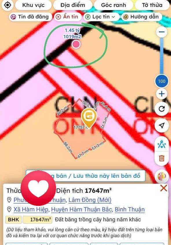 Đất Xã Hàm Hiệp, Bình Thuận - 3600m² Sổ Đỏ, Gần Đường Lê Duẩn Mở Rộng