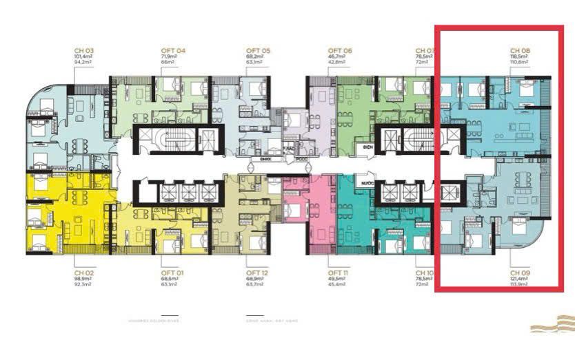 Bán căn hộ 6PN Vinhomes Golden River 240m² - Sổ hồng sẵn, tầng cao