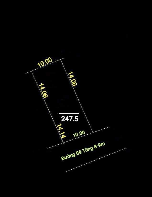Đất nền Kim Nỗ, Đông Anh 247.5m² - Sổ đỏ sẵn sàng, thông 2 đường nhựa